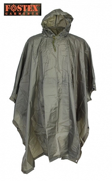 Poncho Ripstop - zielone