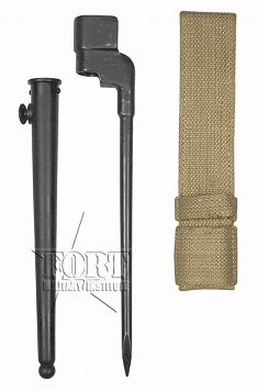 Bagnet brytyjski Spike - No 4 Mk II - z żabką - II Wojna