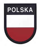 Naszywka 3D - Emblemat Polska - kolor