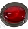 Lampa wewnętrzna - lotnicza - czerwona - 24V