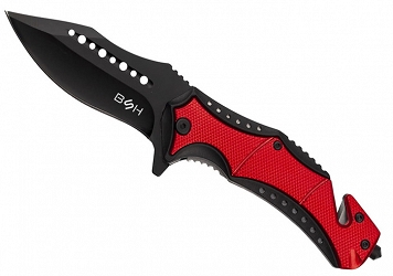 Nóż sprężynowy ratunkowy - BSH Adventure N-364B