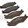 Klocki hamulcowe HMMWV - komplet - Brake Pad Kit P/N 57K0262