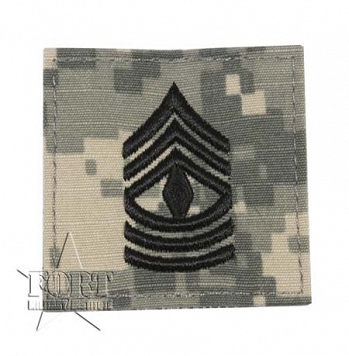 Naszywka UCP ACU - First Sergeant (1SG) na rzep