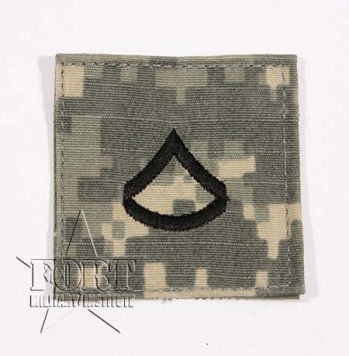 Naszywka UCP ACU - Private First Class (PV2) na rzep