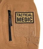 Naszywka Tactical Medic - coyote brown - na rzep