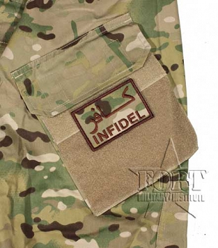 Naszywka Infidel - Niewierny - Multi - na rzep