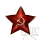 Odznaka - czerwona gwiazda