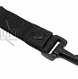 Breloczek DP 208 z karabińczykiem z plastiku, Cordura -  dł.14 cm - czarny