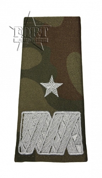 Pagony WP camo - białe - Generał Brygady