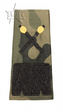 Pagony WP camo - czarne - Marszałek Polski