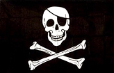 Flaga - Pirat (Jolly Roger) - 100x150cm