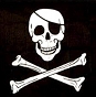 Flaga - Pirat (Jolly Roger) - 100x150cm