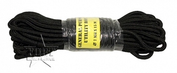 Linka Utility Rope - czarna, 7 mm, 15 m
