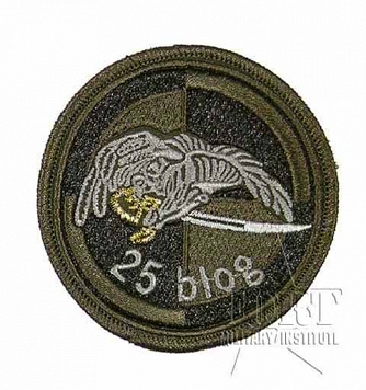 Naszywka - 25 BKPow - 25 Batalion Logistyczny - polowa