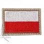 Naszywka - Flaga Polska - pustynna - na rzep