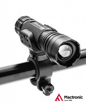 Latarka ręczna ALPHA 450 Falcon Eye - 450 lm + uchwyt rowerowy - Mactronic