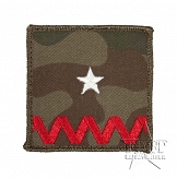 Stopień na kurtkę Strzelec OSW - Chorąży - kolor - na rzep