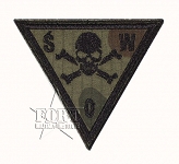 Naszywka SWO - czaszka - WP camo