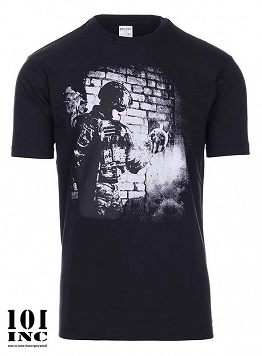 Koszulka Soldier Skull - 101 Inc - czarna