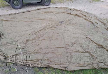 Czasza spadochronu US Army - 24 panele - olive - bez linek