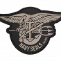 Naszywka 3D - Navy Seals - szara