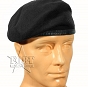Beret holenderski - tłoczony - czarny - używany