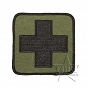 Naszywka na torbę medyczną zielona - duża