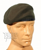 Beret holenderski - tłoczony - oliwkowy - używany