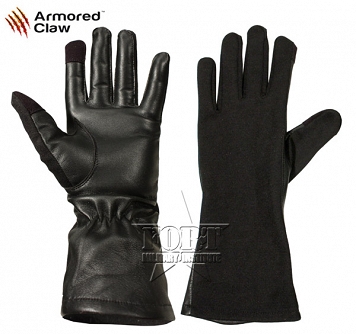 Rękawiczki taktyczne - Armored Claw Nomex - czarne