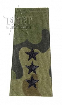 Pagony WP camo - czarne - Porucznik