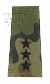 Pagony WP camo - czarne - Porucznik