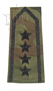 Pagony WP camo - czarne - Starszy Chorąży Sztabowy