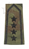 Pagony WP camo - czarne - Starszy Chorąży Sztabowy
