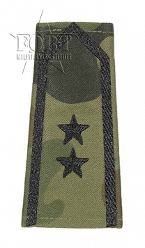 Pagony WP camo - czarne - Starszy Chorąży