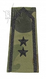 Pagony WP camo - czarne - Starszy Chorąży