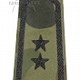 Pagony WP camo - czarne - Starszy Chorąży