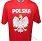Koszulka - Polska - czerwona