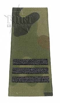 Pagony WP camo - czarne - Starszy Kapral