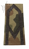 Pagony WP camo ripstop - czarne -  Sierżant
