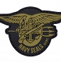 Naszywka 3D - Navy Seals - zielona