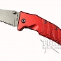 Nóż składany - ratunkowy - do samochodu - czerwony