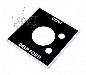 Tabliczka informacyjna - Vent, Deep Ford - HMMWV