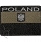 Naszywka - Poland - flaga+godło - polowa, czarna