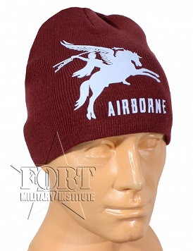 Czapka - Pegasus - Airborne - bordo