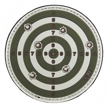 Naszywka 3D - Target - zielona