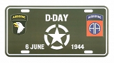 Tablica rejestracyjna - D-Day Allied Star