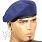 Beret Bundeswehry tłoczony - niebieski - używany