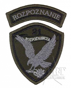 Naszywka - 21 Kompania Rozpoznawcza - polowa