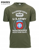 Koszulka - 82nd Airborne Division Paratrooper - zielona