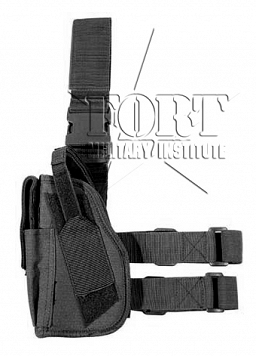 Kabura udowa - czarna - lewa